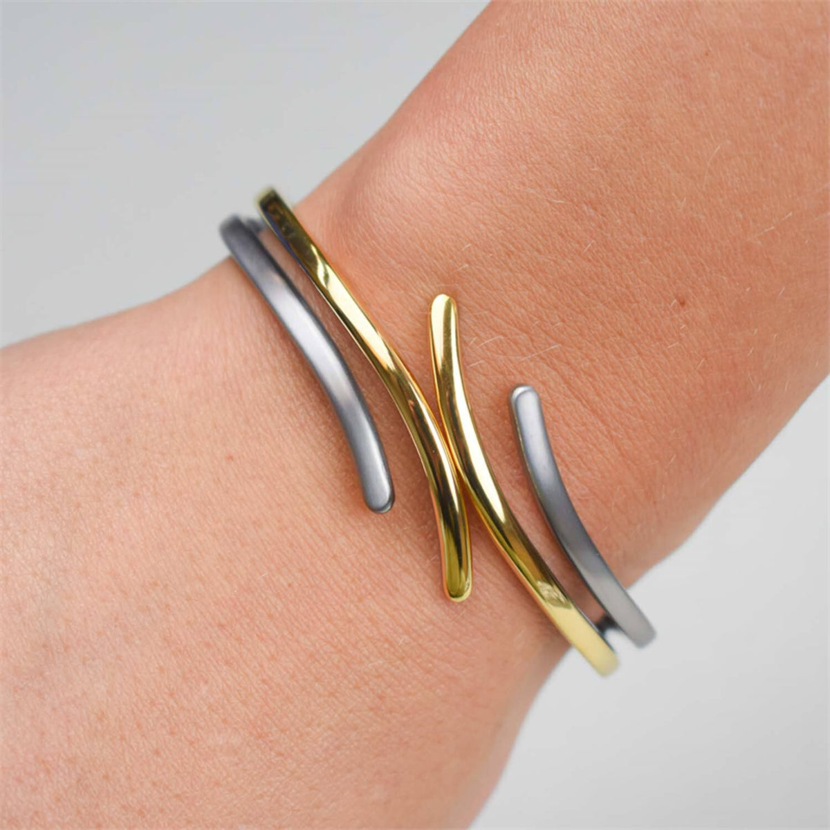 Bransoletka Boccia Titanium Spang Bicolor NL 0396-03