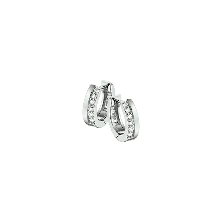 klapoorringen zirkonia zilver gerhodineerd