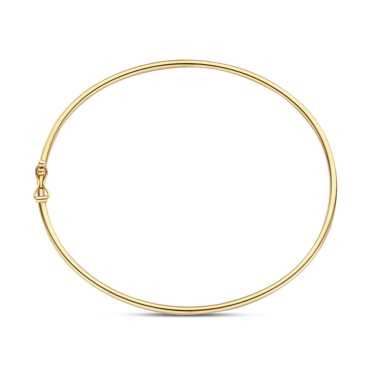 bransoletka rurkowa 1,8 mm 60 x 55 mm 14K żółte złoto