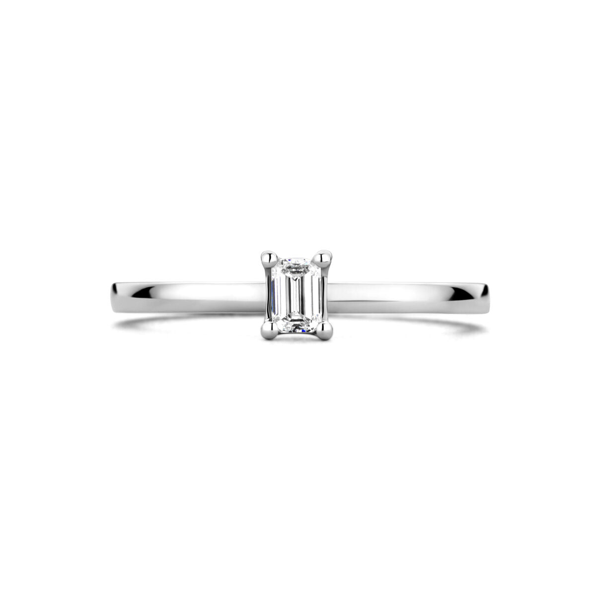 pierścionek z platyny diament 0.15ct g vsi platyna