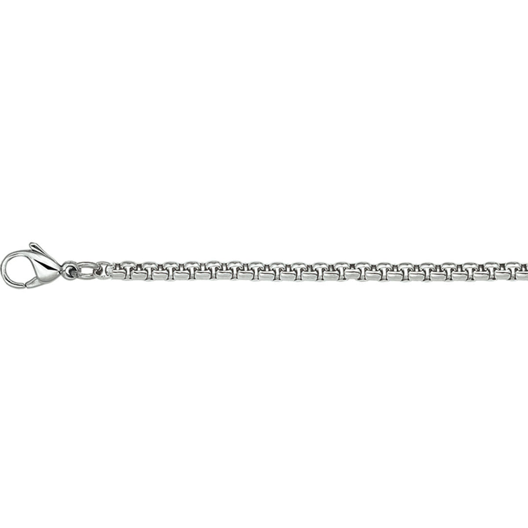 collier venetiaans bol 2,5 mm edelstaal