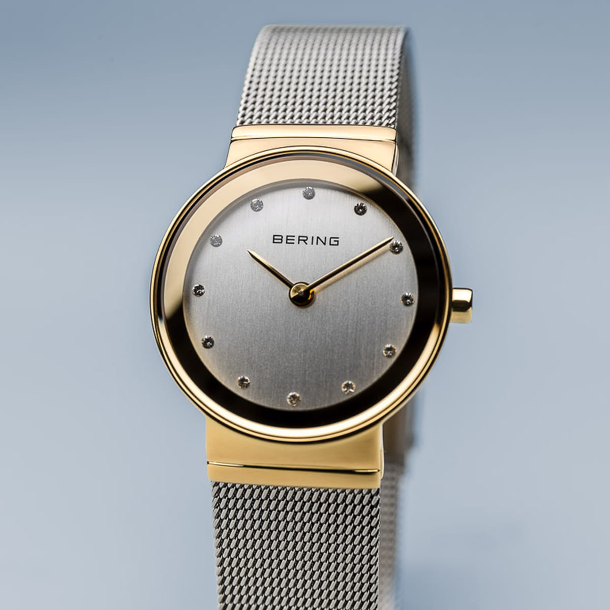 zegarek damski srebrna tarcza - 10126-001