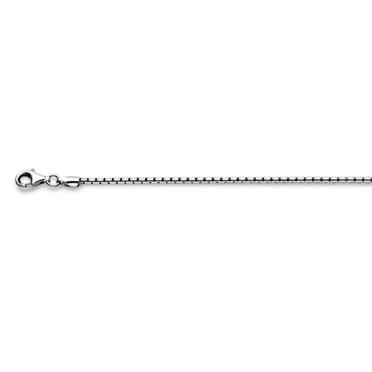 łańcuszek wenecki 1,6 mm srebrny oksydowany