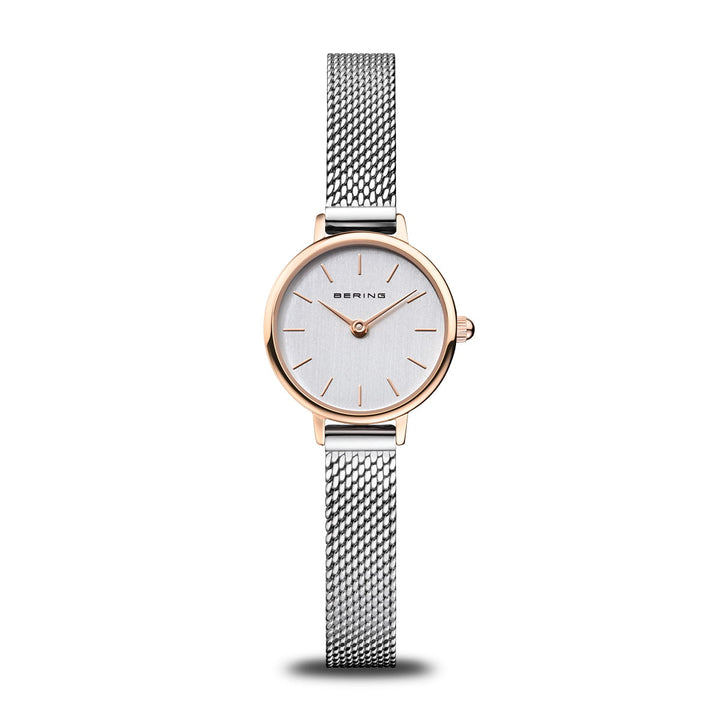 bering dames horloge zilveren wijzerplaat - 11022-064