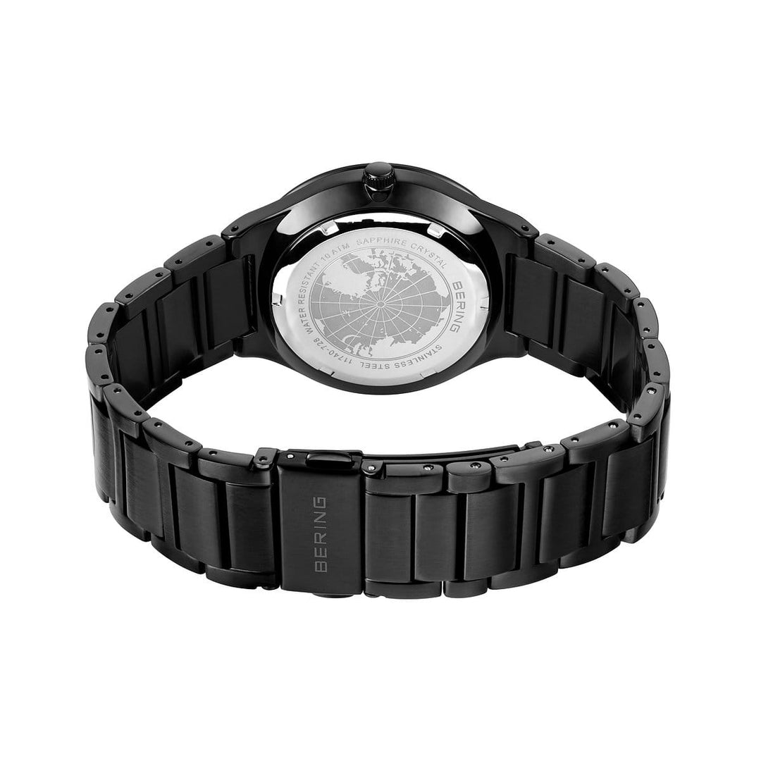 Bering heren horloge groene wijzerplaat - 11740-728