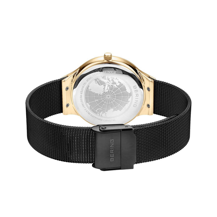 Bering dames horloge zwarte wijzerplaat - 12934-132