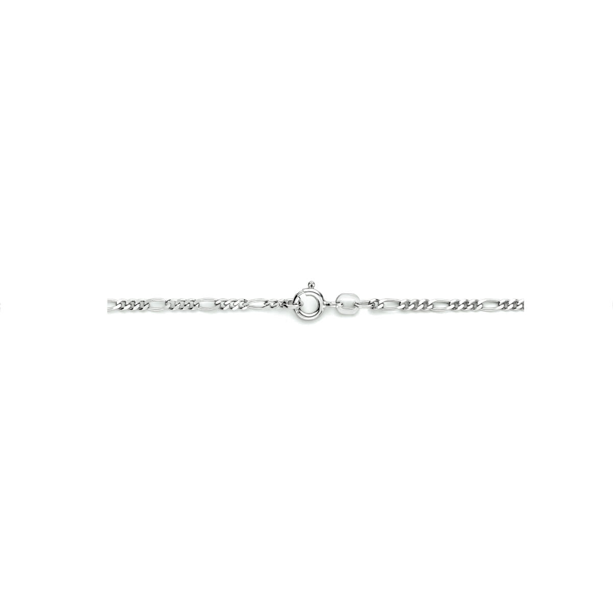 naszyjnik figaro 2,2 mm srebro rodowane