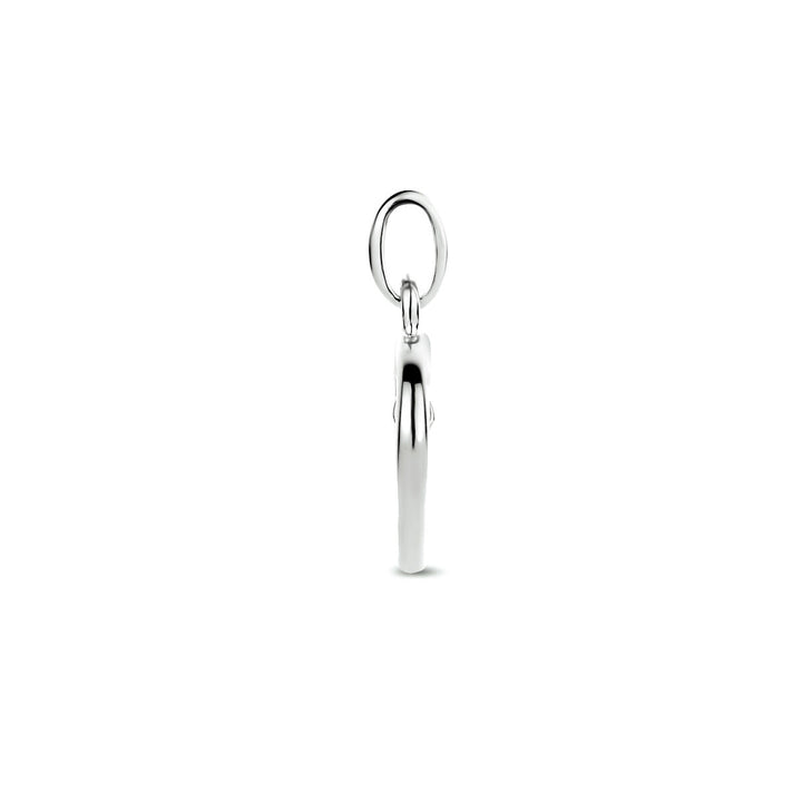 hanger hart zirkonia zilver gerhodineerd