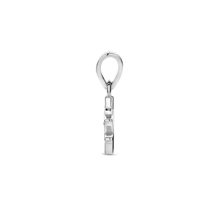 hanger poes zilver gerhodineerd