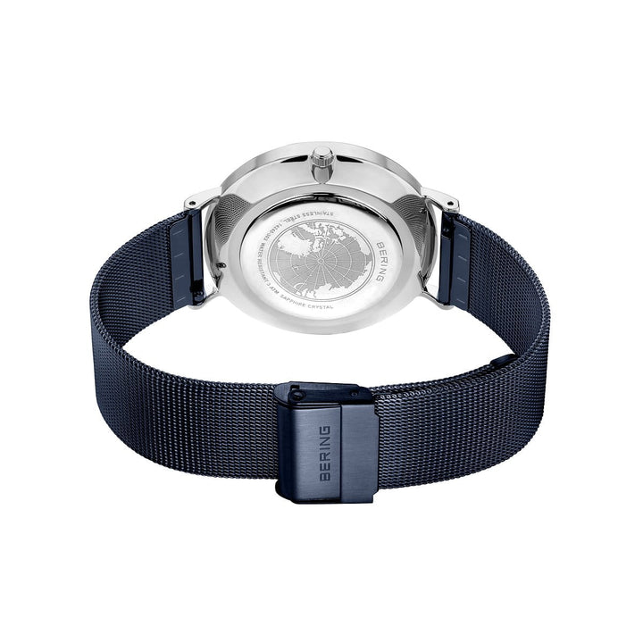 bering heren horloge blauwe wijzerplaat - 14240-303