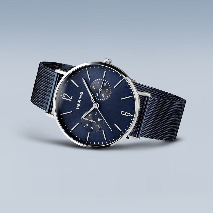 bering heren horloge blauwe wijzerplaat - 14240-303