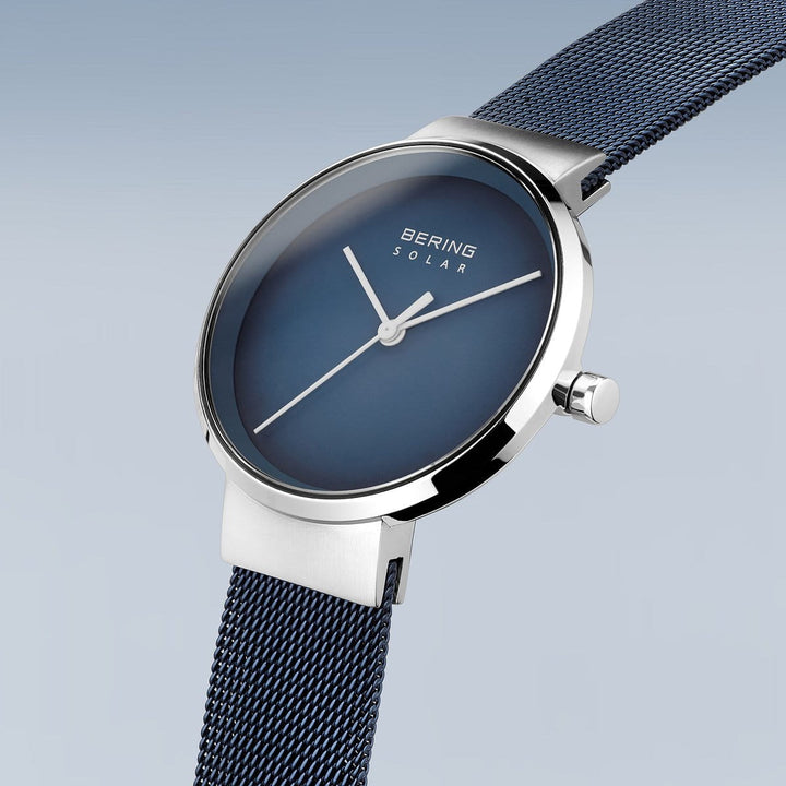 Bering dames horloge blauwe wijzerplaat - 14331-307