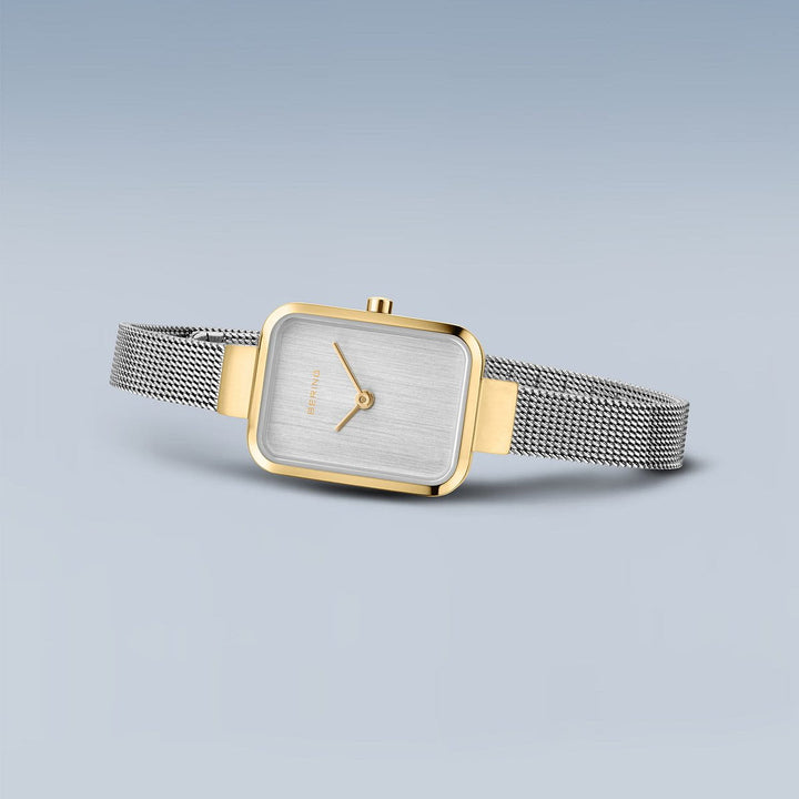 bering dames horloge zilveren wijzerplaat - 14520-010