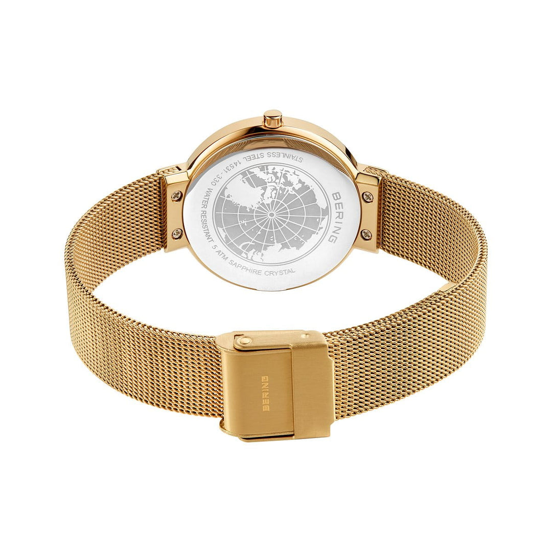 bering dames horloge witte wijzerplaat - 14531-330