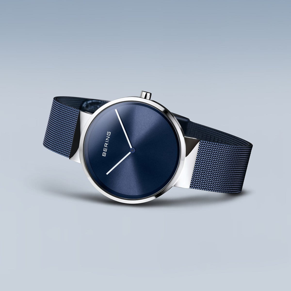 zegarek unisex z niebieską tarczą - 14539-307