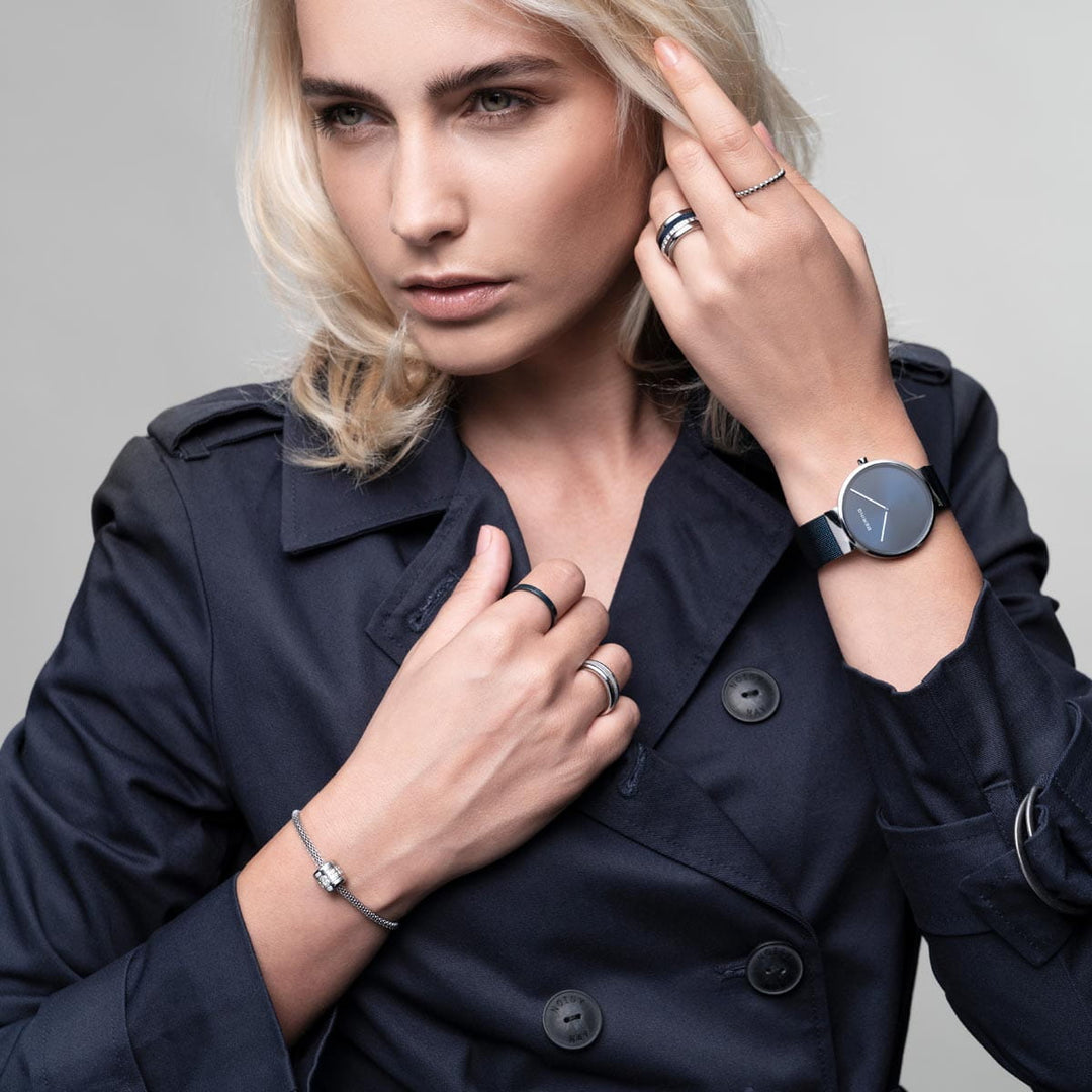 bering unisex horloge blauwe wijzerplaat - 14539-307