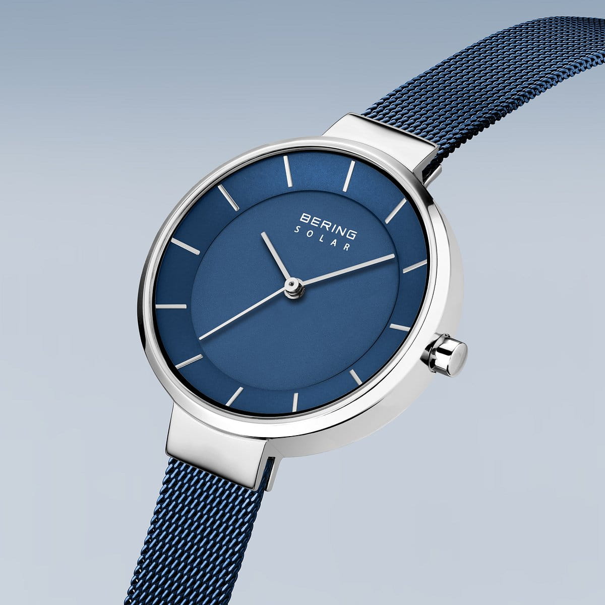 zegarek damski niebieska tarcza - 14631-307