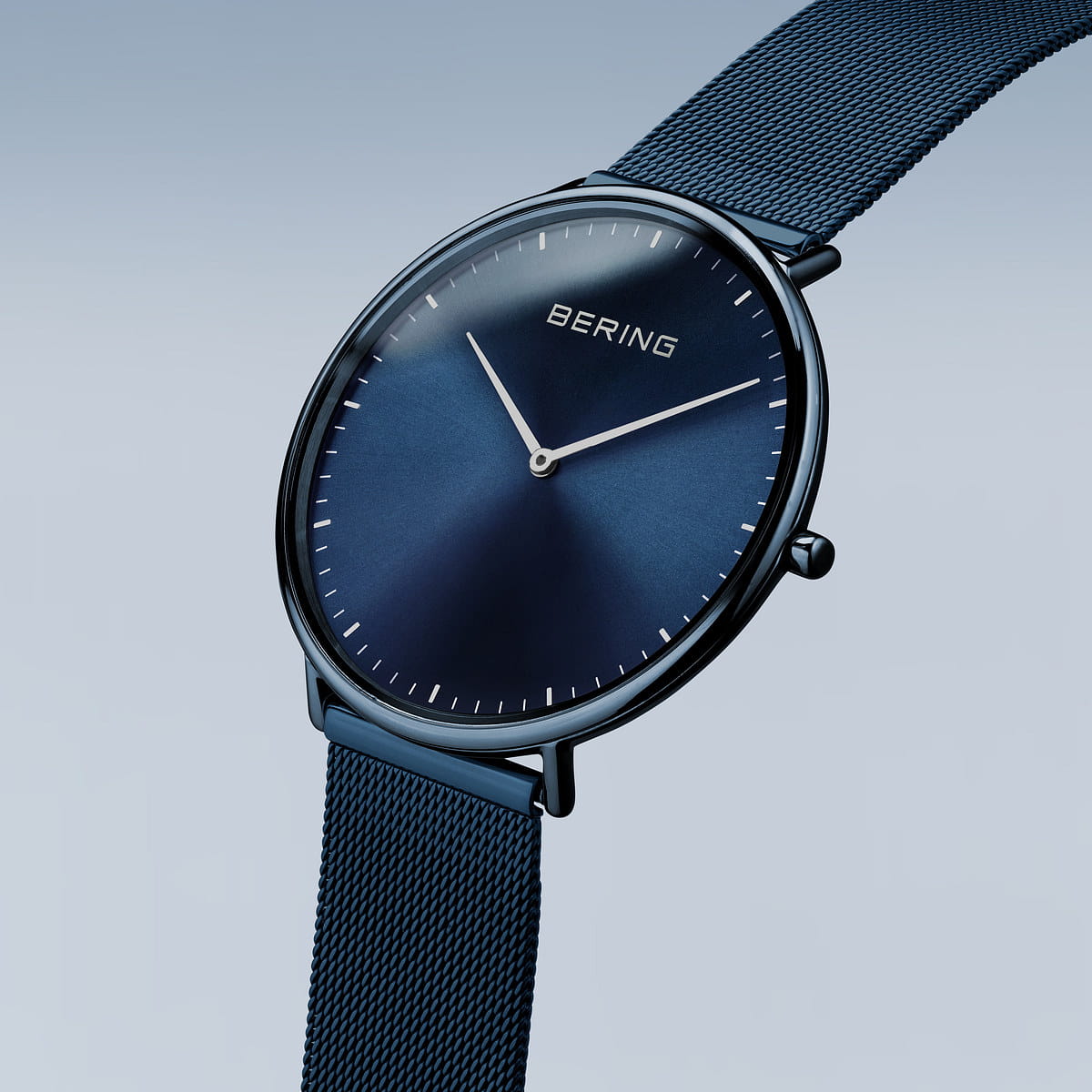 zegarek unisex z niebieską tarczą - 15739-397
