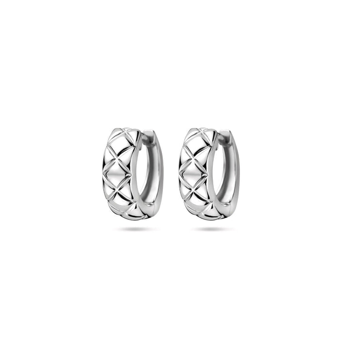 klapoorringen 12,5 mm zilver gerhodineerd