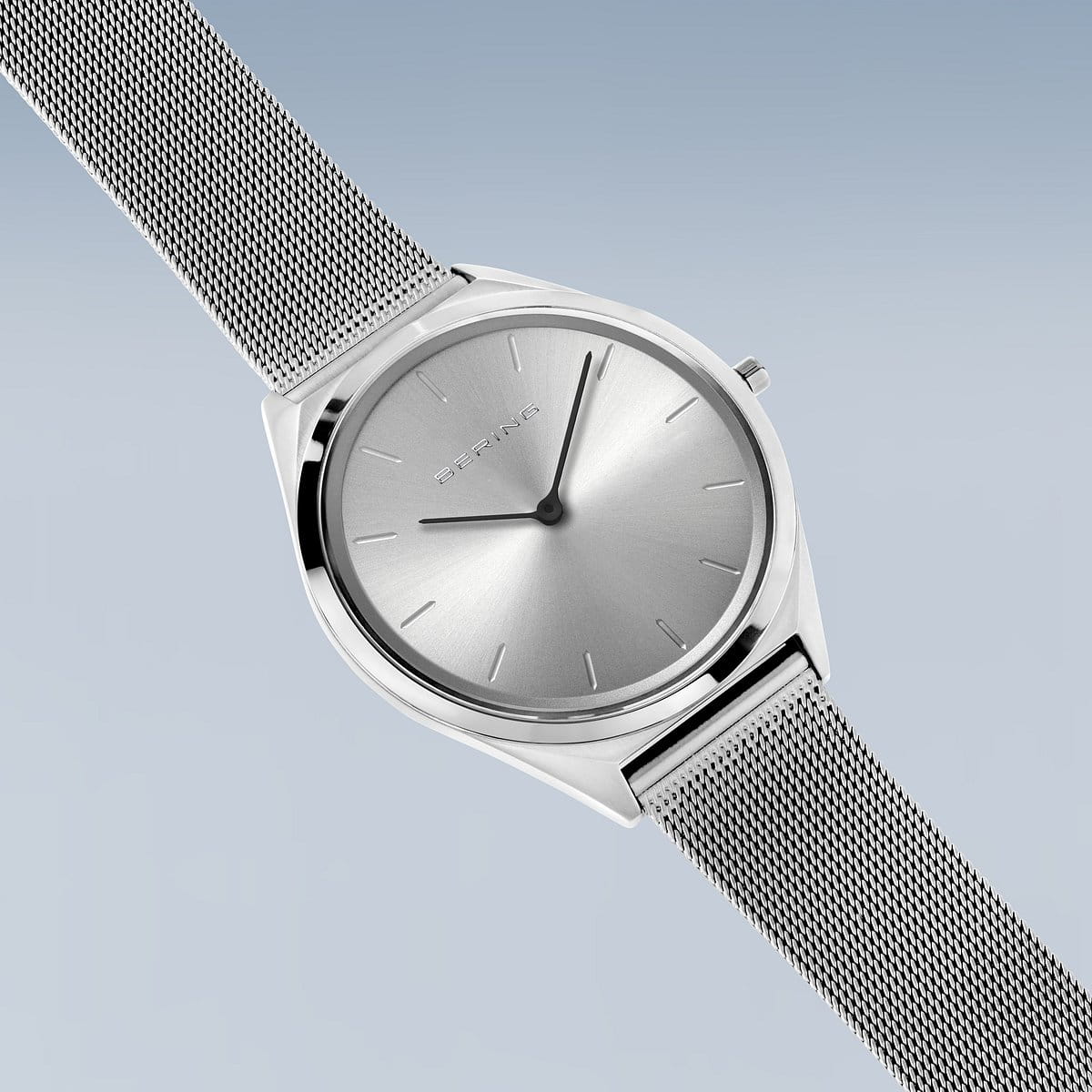 zegarek unisex z srebrną tarczą - 17039-000