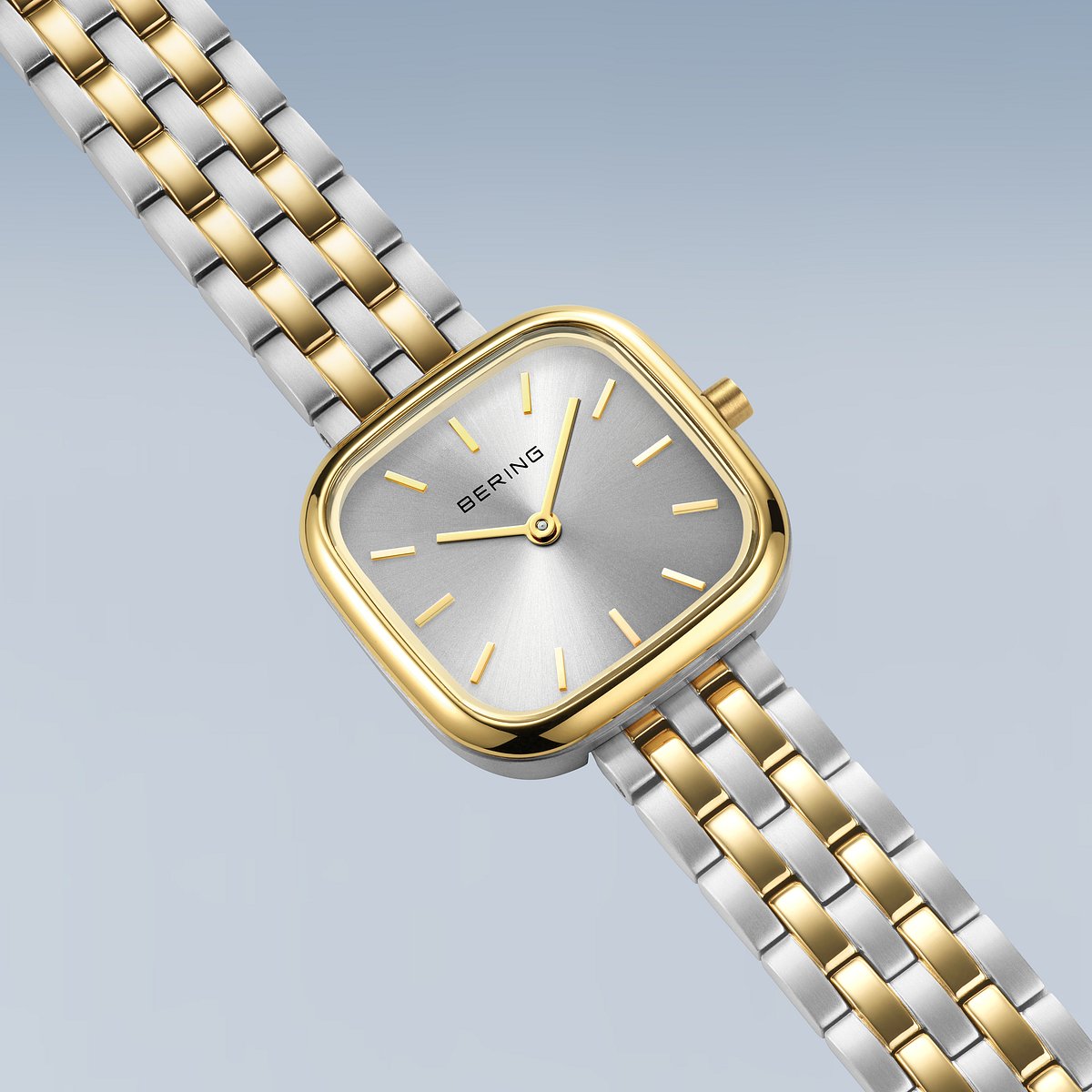 Bering damski zegarek bicolor szara tarcza 17926-714