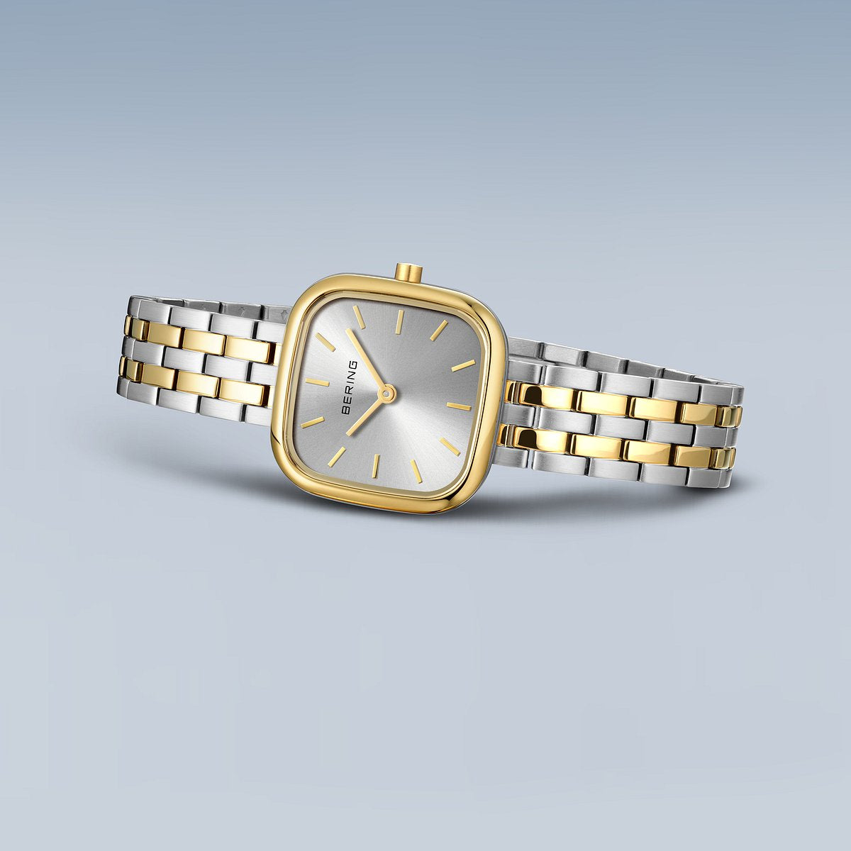 Bering damski zegarek bicolor szara tarcza 17926-714