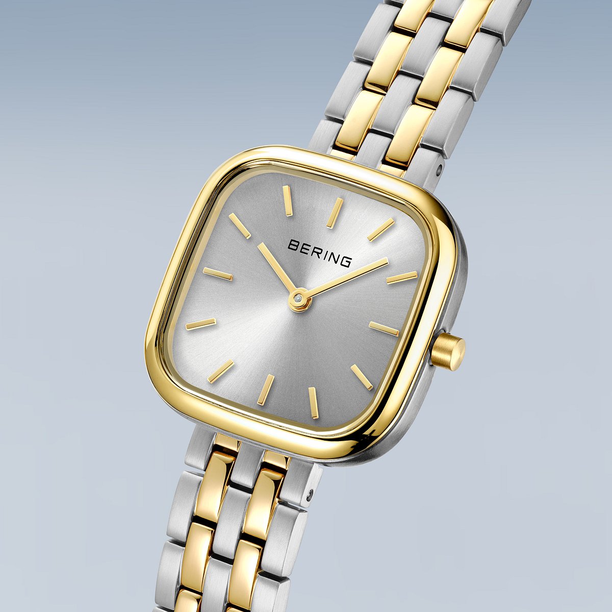 Bering damski zegarek bicolor szara tarcza 17926-714