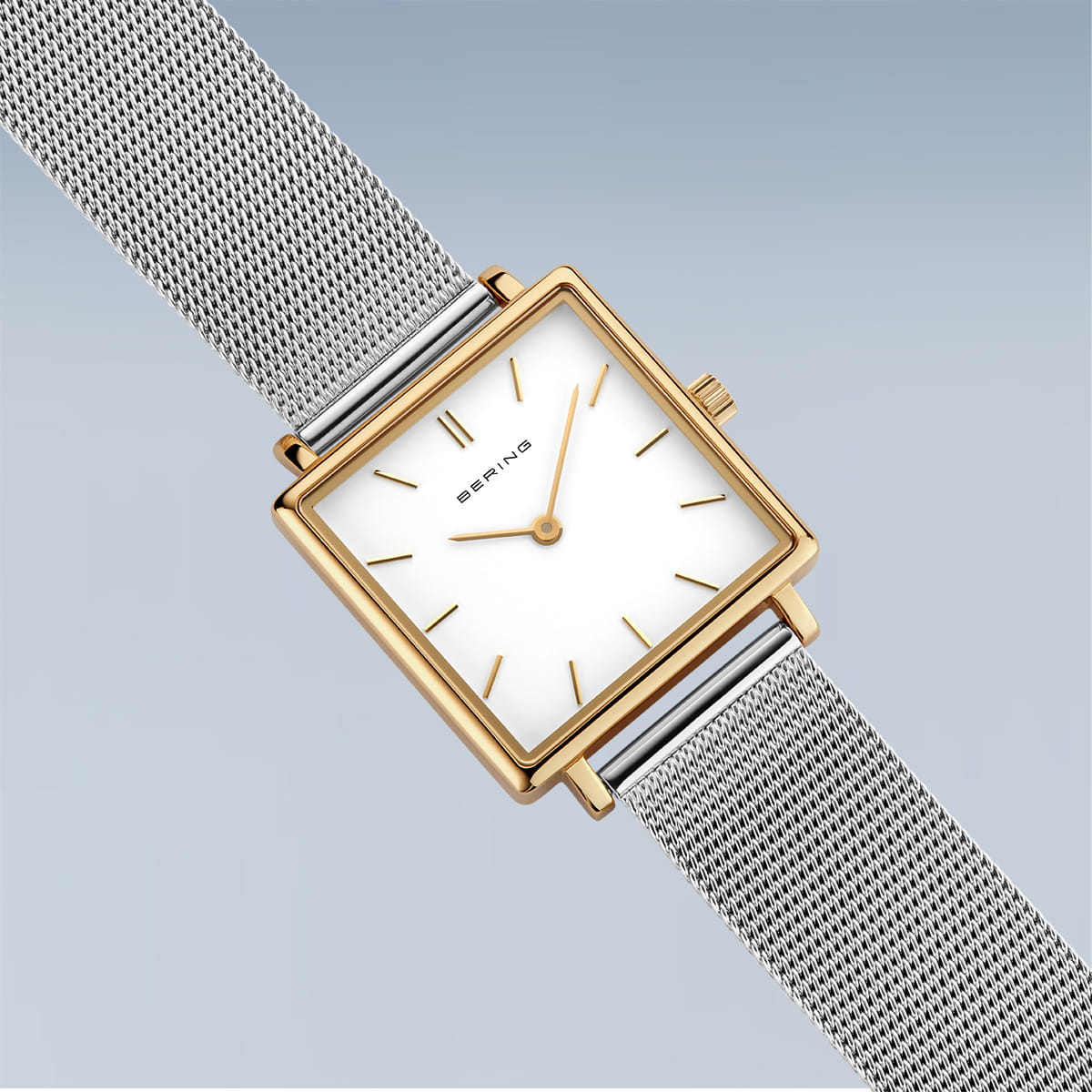 Bering damski zegarek biała tarcza - 18226-010