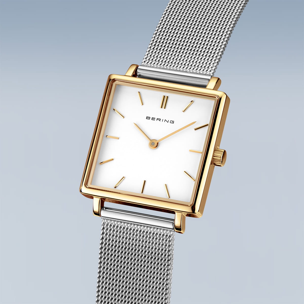 Bering damski zegarek biała tarcza - 18226-010