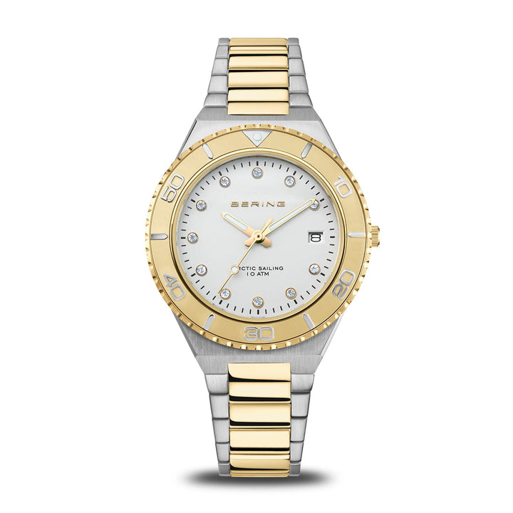 Bering dames horloge witte wijzerplaat - 18936-710