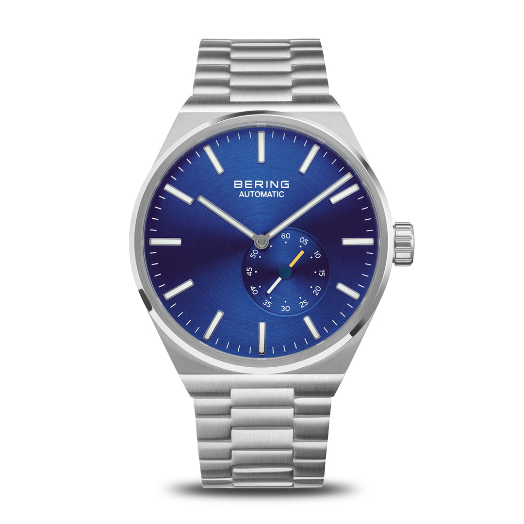 Bering heren horloge blauwe wijzerplaat - 19441-707