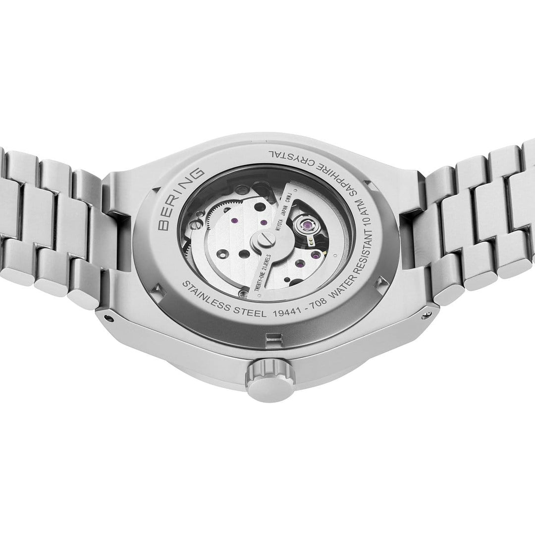 Bering heren horloge groene wijzerplaat - 19441-708