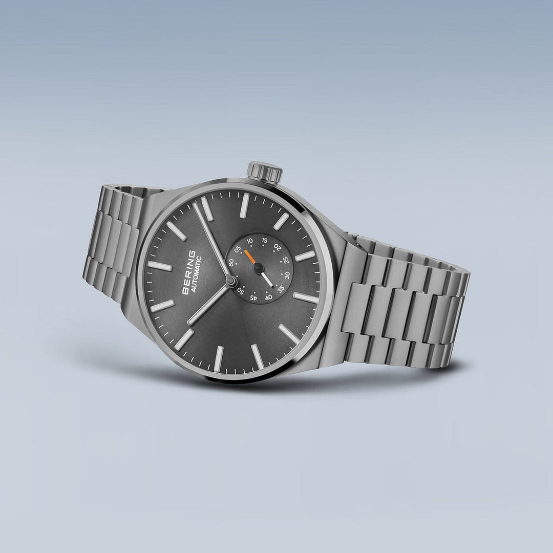 bering heren horloge grijze wijzerplaat - 19441-777