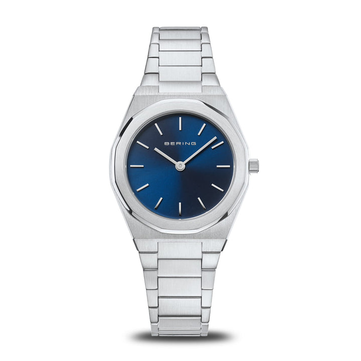 bering dames horloge blauwe wijzerplaat - 19632-707
