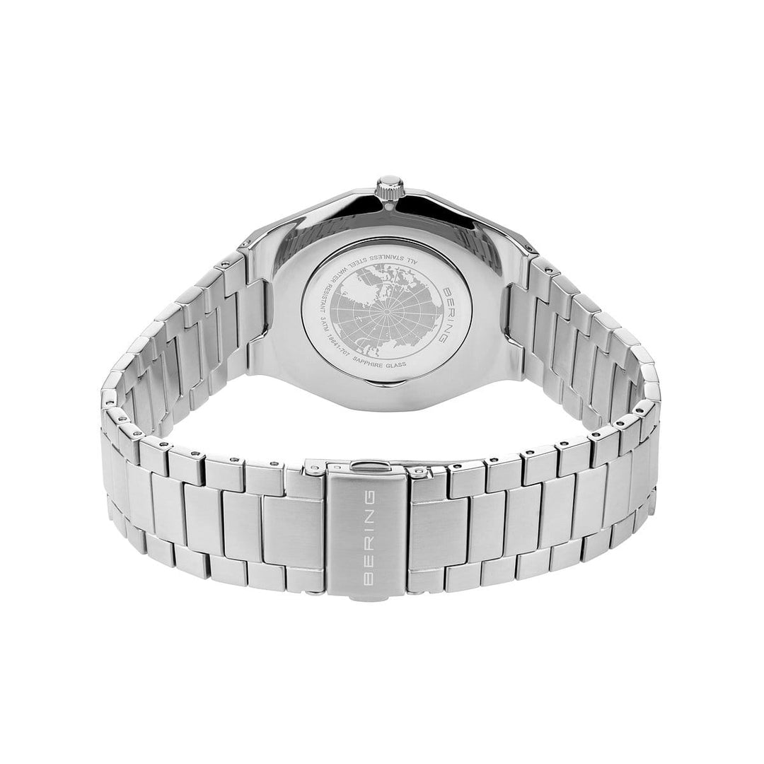 bering heren horloge blauwe wijzerplaat - 19641-707