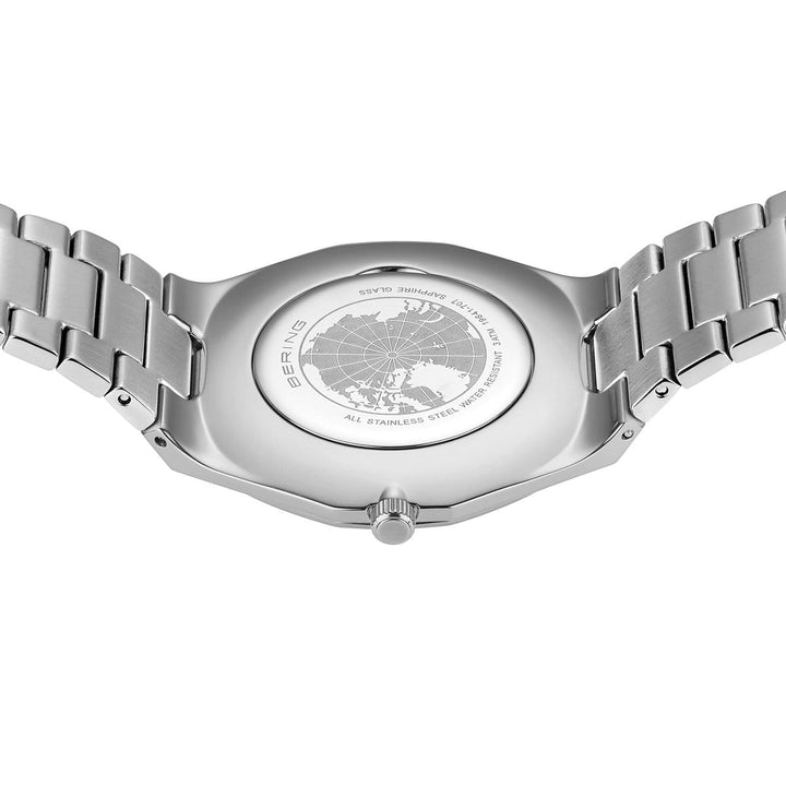 bering heren horloge blauwe wijzerplaat - 19641-707