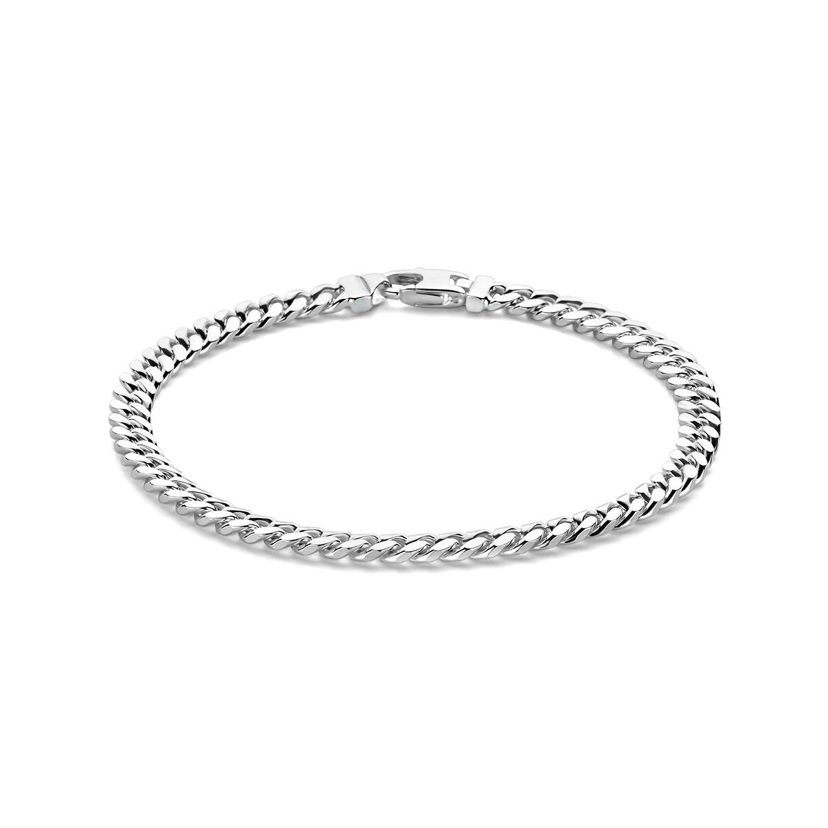 srebrna bransoletka męska gourmette 5,0 mm