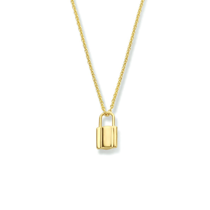 Gouden dames ketting slot 14K