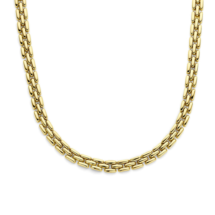 collier panter 6,5 mm 44 cm 14K geelgoud
