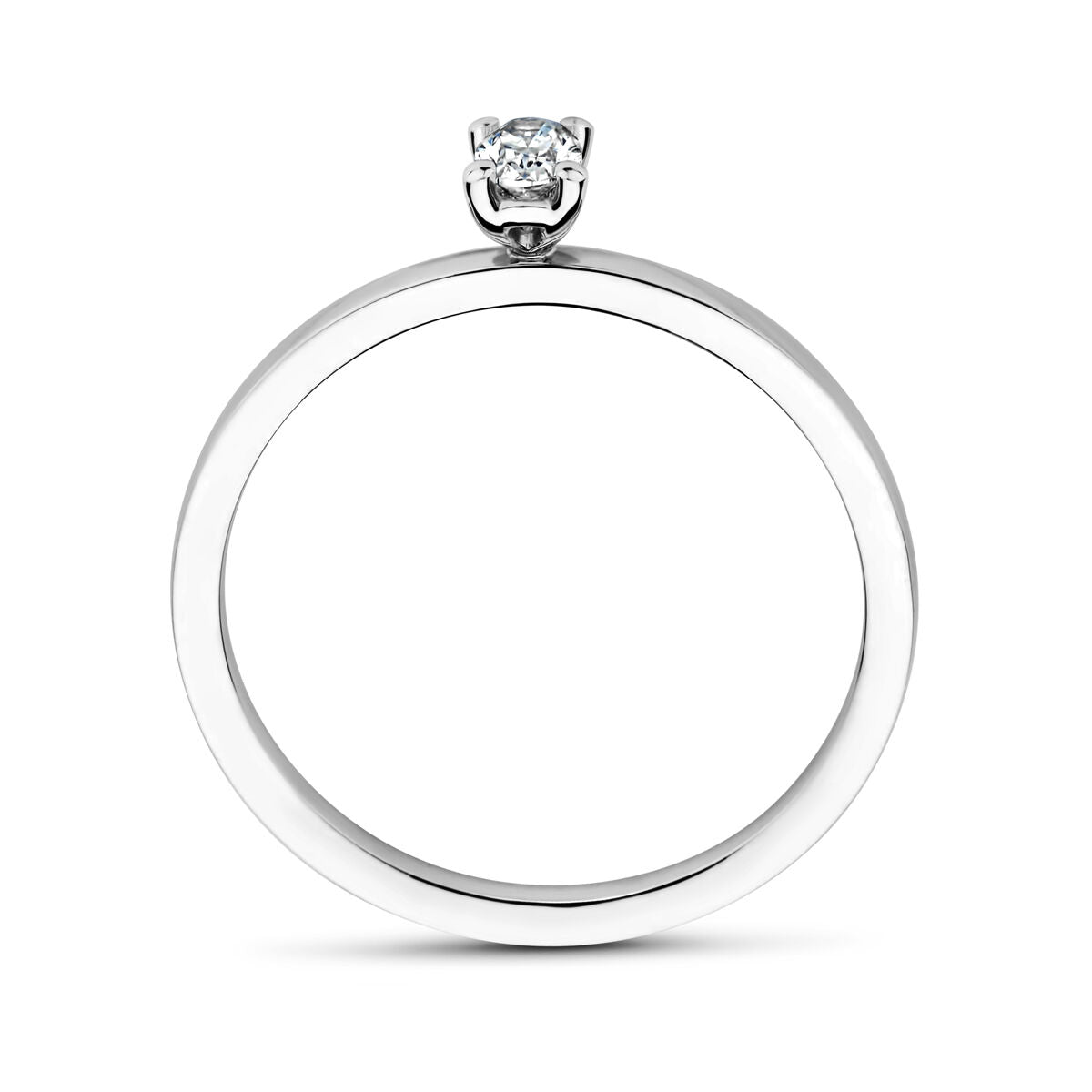pierścionek z platyny diament 0.15ct g vsi platyna