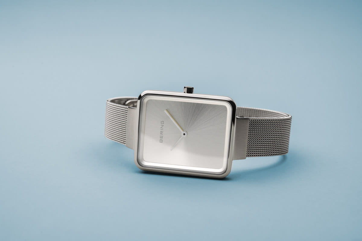 Bering damski zegarek srebrna tarcza - 14528-000