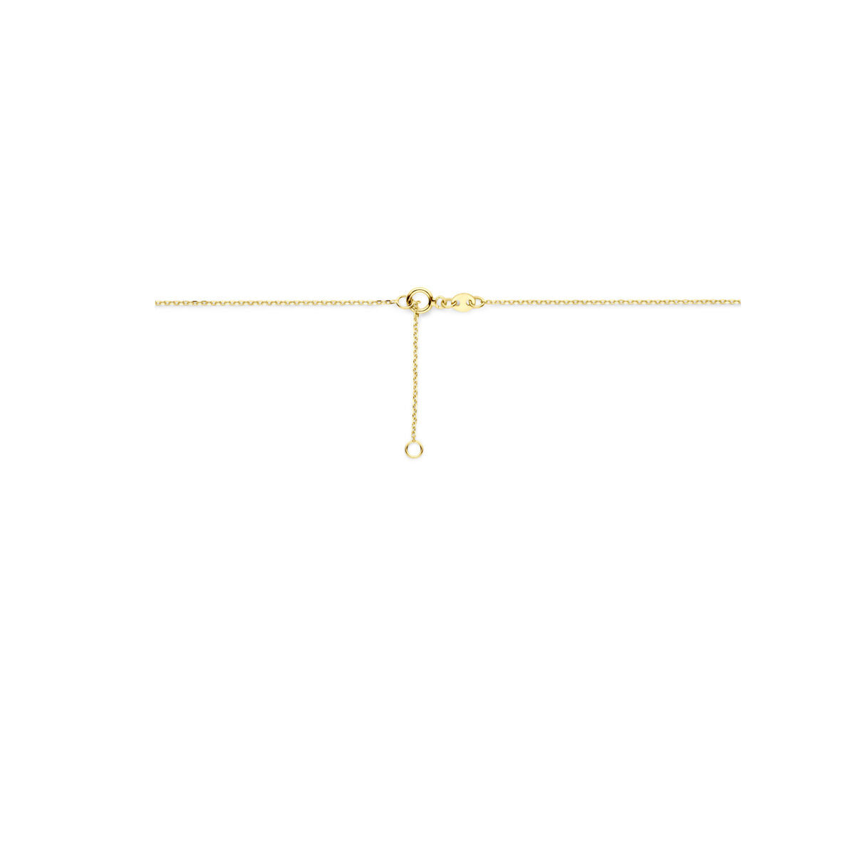 collier parel 42 + 3 cm 14K geelgoud