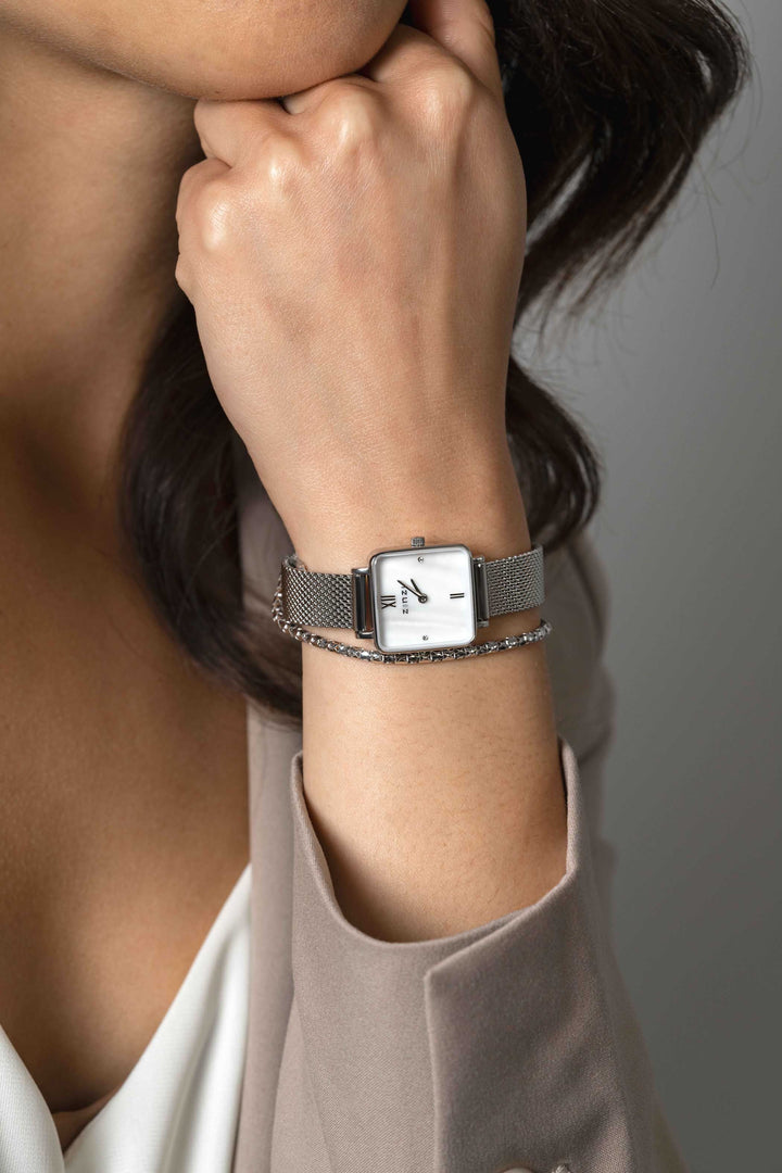 Zinzi zilverkleurig Horloge Staal Ziw1717