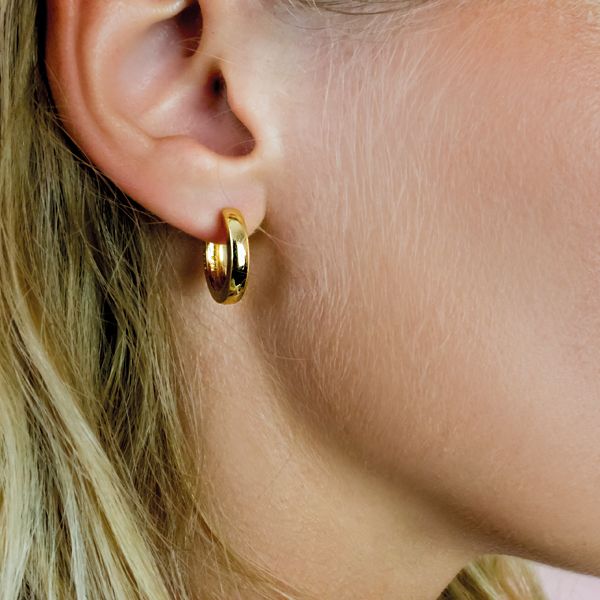 Zinzi Oorbellen Gold Plated Zio191 G