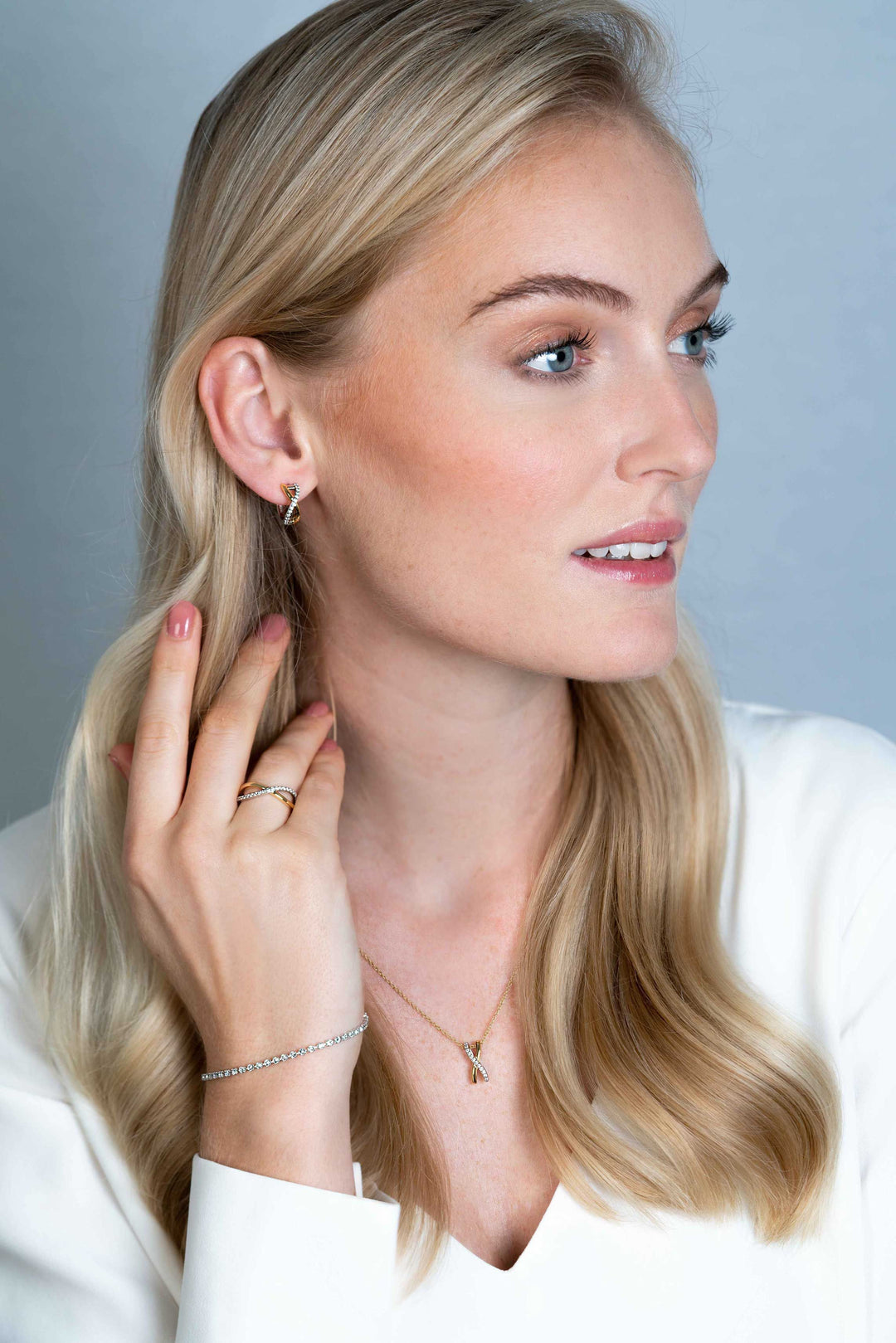 Zinzi Oorbellen Gold Plated Zio2234
