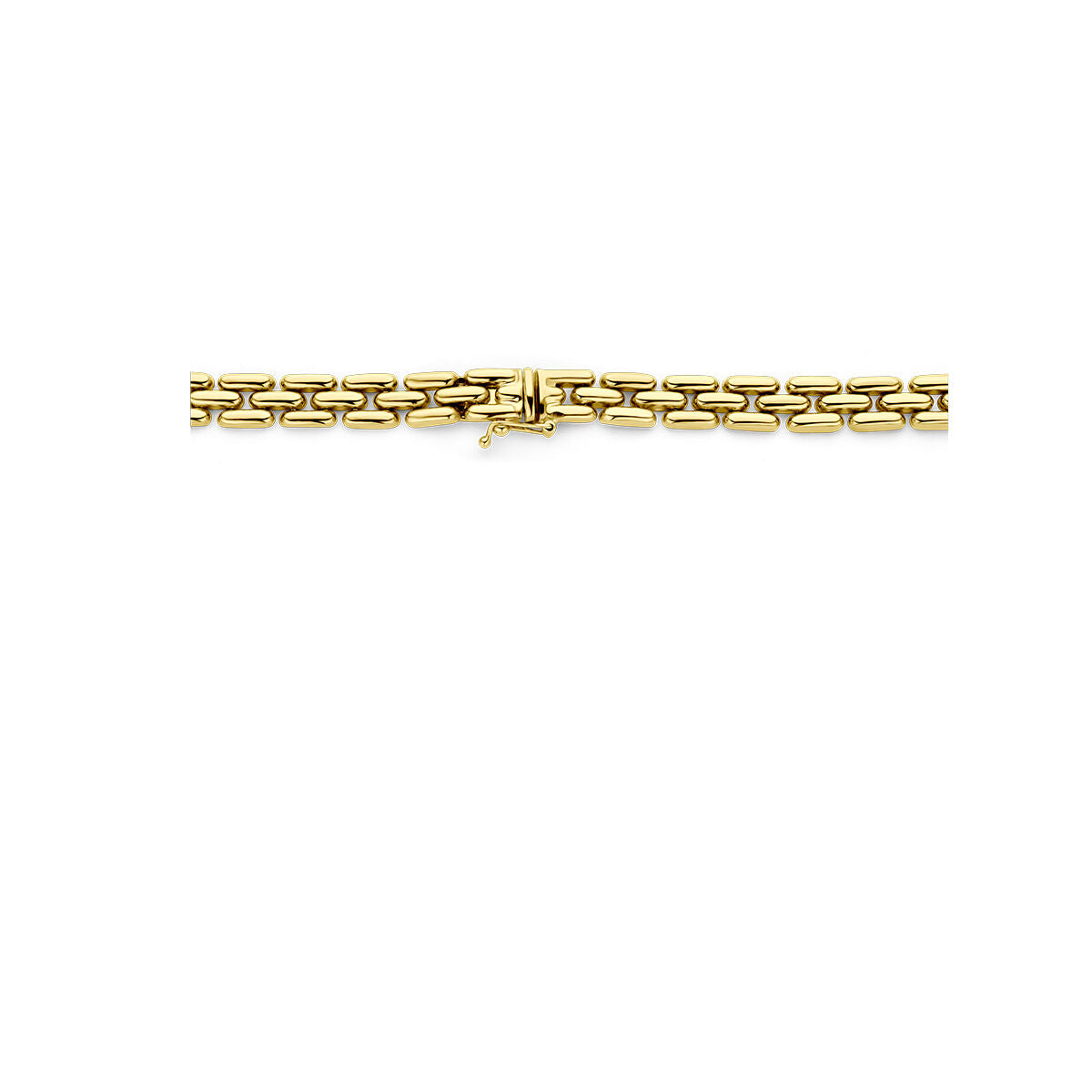 naszyjnik panter 6,5 mm 44 cm 14K żółte złoto