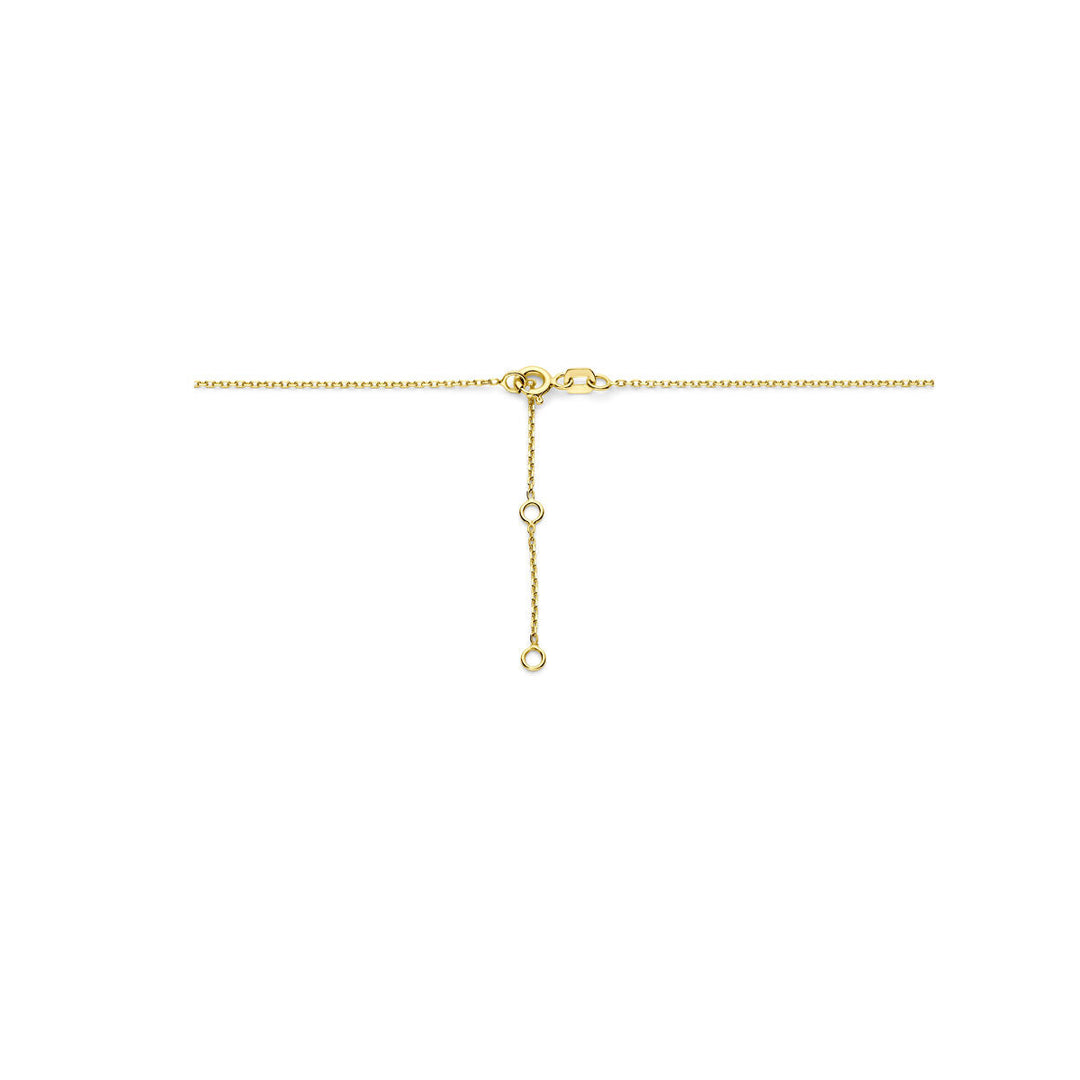 Y-collier parel 14K geelgoud