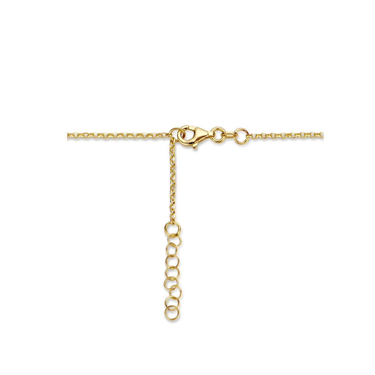 naszyjnik jasseron i paperclip 3,5 mm 42 + 2 cm 14K żółte złoto