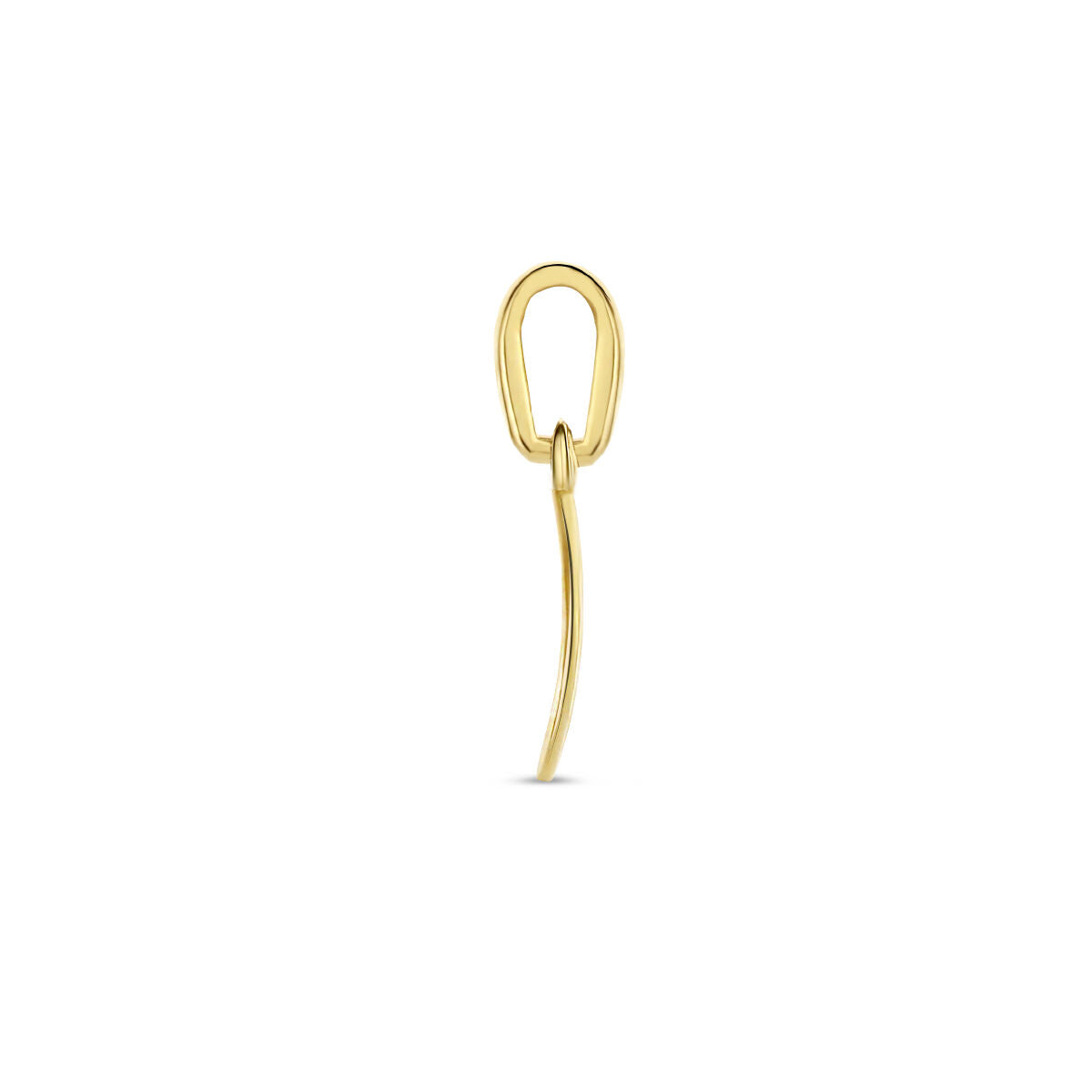 wisiorek scratch 14K żółte złoto