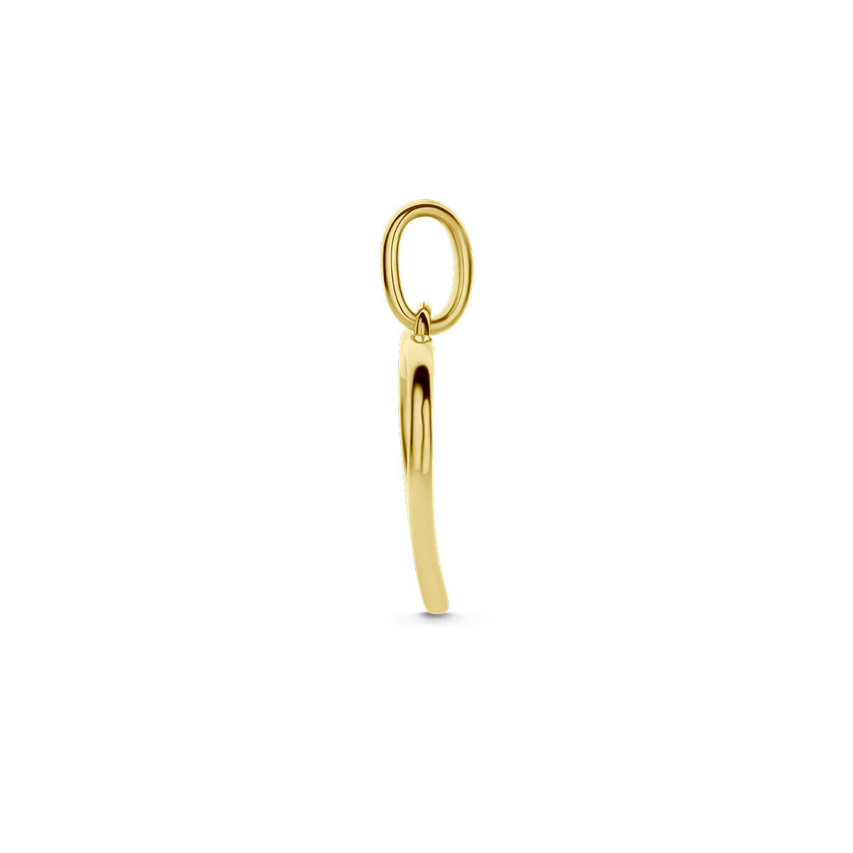 wisiorek serce cyrkonia 14K bicolor złoto żółte/białe